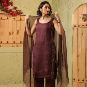 Kanchan Brown Suit