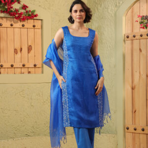 Kanchan Blue Suit