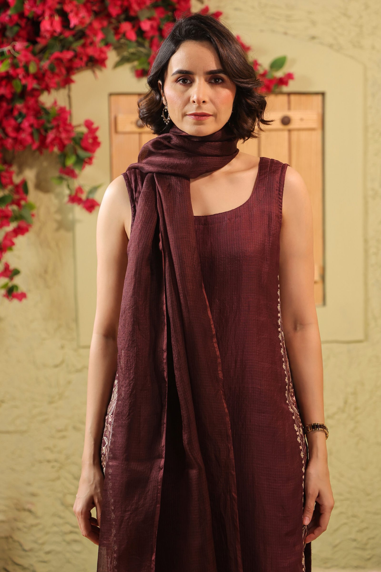 Kanchan Suit Set (Coffee Brown) - Image 7